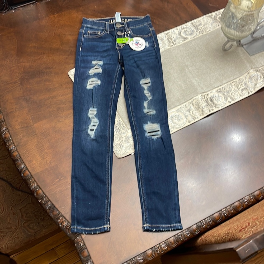 Brand new Justice jeans size 10 slim